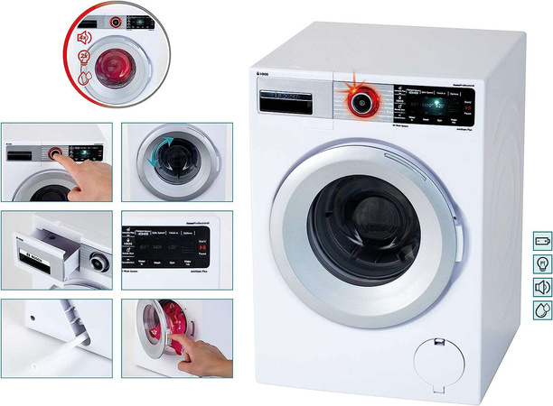 Pralka Bosch z efektami dźwiękowymi + Suszarka do ubrań Vileda