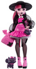 Monster High Draculaura różowa lalka 26 cm + akcesoria i pupil 