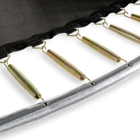 Trampolina ogrodowa z siatką zabezpieczającą Allure Premium 366 cm czarna