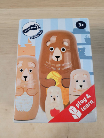 OUTLET Small Foot 10621 Matrioszki Rodzina misiów WADLIWE