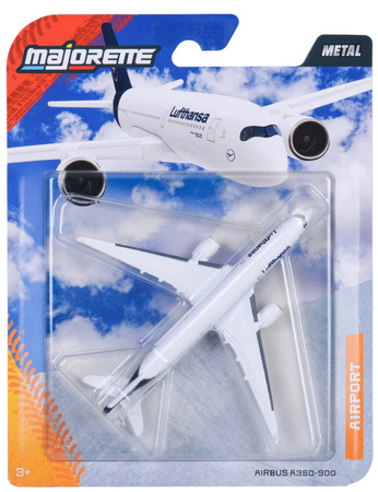 Metalowy Samolot Pasażerski Airbus A350-900 Lufthansa Biały pojazd Lotniczy 10 cm