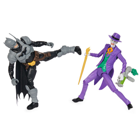 Duży Zestaw 2w1 DC Comics Batman vs Joker figurki 30 cm + akcesoria