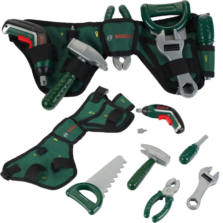 Pas Z Narzędziami Bosch Ixolino II + Wkrętarka Pas Małego Majsterkowicza Klein