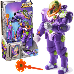 DC Comics Metal Force Zestaw Figurka + Zbroja The Joker Antagonista 10 cm