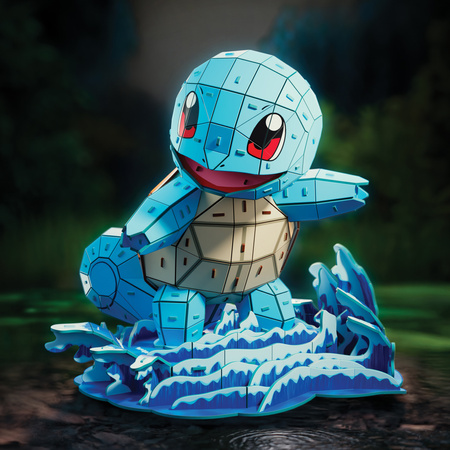 Puzzle 4D Build Pokemon Squirtle model 3D do złożenia