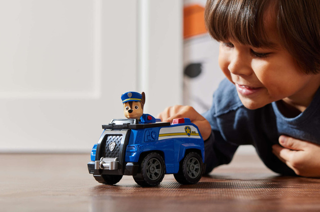 Psi Patrol 2w1 Figurka piesek Chase + radiowóz policyjny wóz pojazd samochód ECO