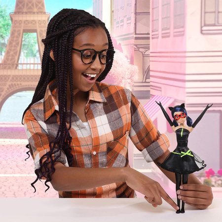 Miraculous Biedronka i Czarny Kot Zestaw Lalka Biedronka Marinette Hero Switch Lady Noire Bugnoire