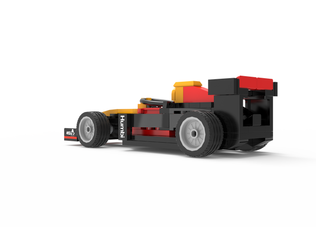 Klocki konstrukcyjne CaDA wyścigówka Samochód wyścigowy Formuła Klockon 123 elementy