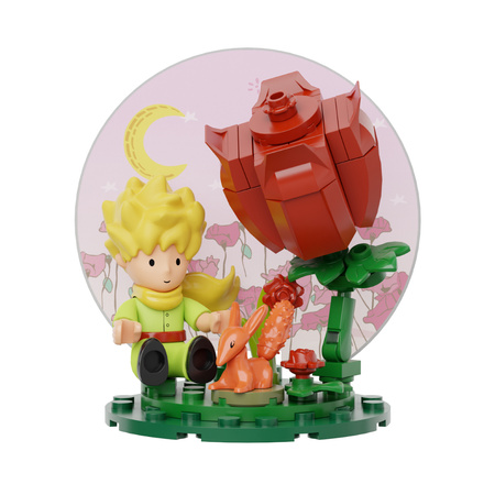 Klocki konstrukcyjne Pantasy Mały Książę Szepty róży Rose Whispers Le Petit Prince 80 elementów