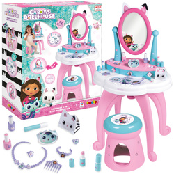 OUTLET Koci Domek Gabi Toaletka Studio Kosmetyczne Makijaż Taboret 12 akcesoriów USZKODZONE OPAKOWANIE