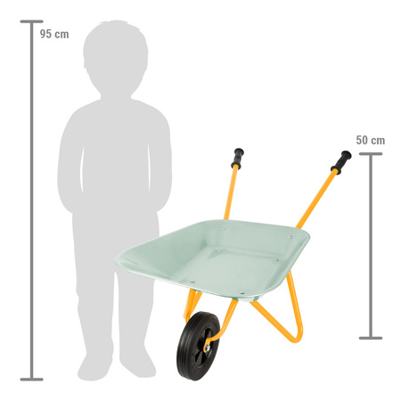 Taczka ogrodowa dla dzieci zabawkowa metalowa