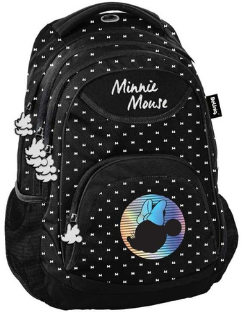 BeUniq Plecak, piórnik i worek na buty Premium Myszka Minnie holo