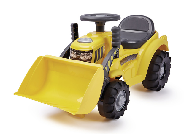 Traktor Jeździk Żółty Spychacz dla Dzieci Pojazd Farmerski