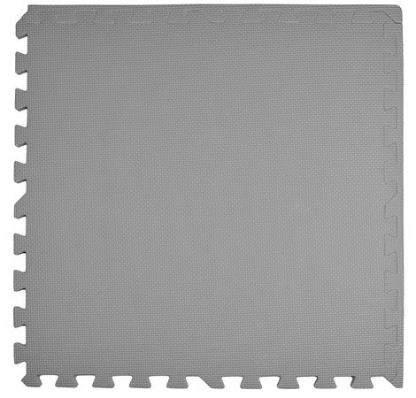 Mata piankowa podłogowa Humbi 180x120 Duże puzzle piankowe wodoodporne bezpieczne 6 szt. ciemnoszary, kremowy