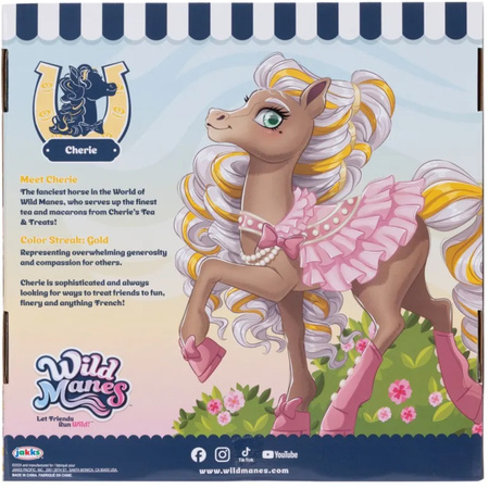 Wild Manes Zestaw Konik Figurka Cherie wózek z herbatką + akcesoria 21 elementów