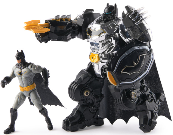DC Comics Metal Force Zestaw Figurka + Zbroja Batman Superbohater Nocny Rycerz 10 cm