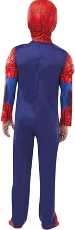 Strój karnawałowy Marvel Spiderman kostium czerwone przebranie M 110-116 cm (5-6 lat)