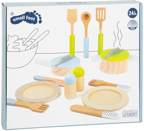 Small Foot zestaw naczyń i garnków 15 elementów