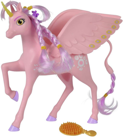 Mia i Ja Lalka wróżka Yuko i Jednorożec Kyara z ruchomymi skrzydłami + akcesoria Mia and Me 21 cm