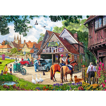 Puzzle 2x500 Sielankowe życie Trefl