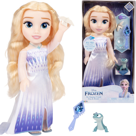 Lalka Disney Princess śpiewająca Elsa Kraina Lodu Frozen lalka 35 cm+ akcesoria 
