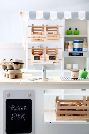 Small Foot Stoisko sklepowe dla dzieci Fresh,Kuchnia, Kawiarnia, Stragan,Stoisko z przekąskami, Kiosk