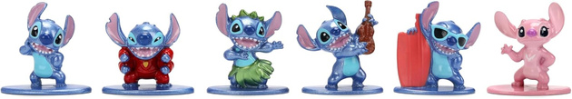 Stitch zestaw 6 metalowych figurek kolekcjonerskich 4 cm metalfigs