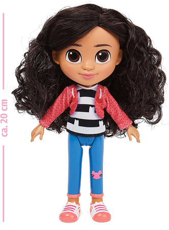 OUTLET Koci Domek Gabi Duża lalka Gabby z opaską z kocimi uszami 20 cm Gabby's Dollhouse USZKODZONE OPAKOWANIE