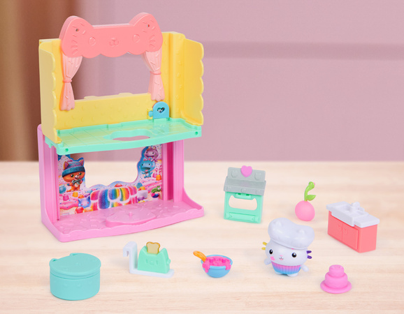 Koci Domek Gabi Film Zestaw Kuchnia z Posypką Łakotka Gabby's Dollhouse the Movie