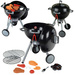 Grill ogrodowy interaktywny na kółkach Weber dla dzieci z akcesoriami światło i dźwięk