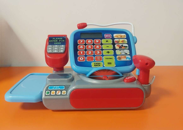 OUTLET Kasa fiskalna sklepowa dla dzieci z akcesoriami Casdon USZKODZONE OPAKOWANIE