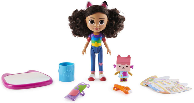 Koci Domek Gabi Gabby's Dollhouse Kitty Kamera Koci Aparat Fotograficzny oraz lalka 20 cm studio artystyczne