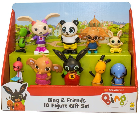 Królik Bing Zestaw 10 figurek bohaterów