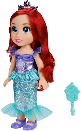 Disney Princess Duża Lalka Arielka Mała Syrenka 35 cm + Szczotka do Włosów