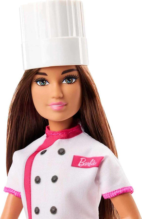Lalka Barbie Cukierniczka Kariera Mistrzyni deserów cukiernictwa 27 cm