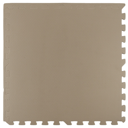 Mata piankowa podłogowa Humbi 180x60 Duże puzzle piankowe wodoodporne bezpieczne 3 szt. Jasnobeżowa