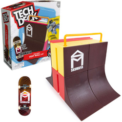 Tech Deck Rampa Vert Wall 2.0 Sk8mafia + deskorolka kolekcjonerska fingerboard 