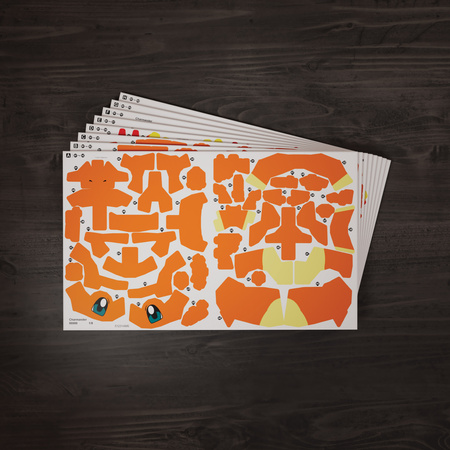 Puzzle 4D Build Pokemon Charmander model 3D do złożenia