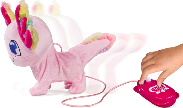 Chi Chi Love Axolotl różowy Aksolotl przyjaciel maskotka sterowana z przewodem
