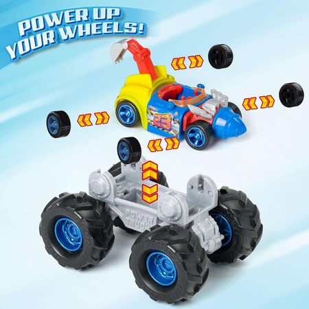 OUTLET Zestaw T-Racers Power Trucks Turbo Digger Pojazd 2w1 PRODUKT USZKODZONY