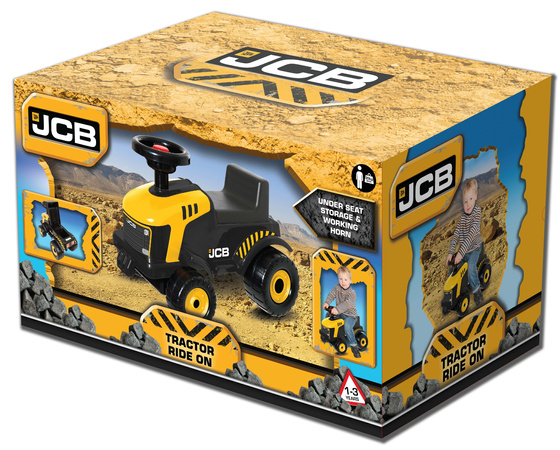 EVO Jeździk JCB Fastrac Traktor Ciagnik do odpychania odpychacz dla dziecka