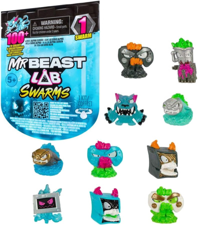 Figurka niespodzianka w saszetce Mr Beast Lab Swarms Alpha