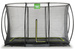Trampolina ogrodowa z siatką zabezpieczającą Sillhouette 214x305 cm czarna 