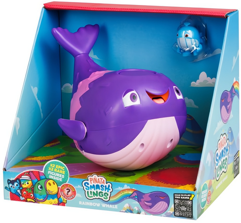 Zestaw Pinata SmashLings Tęczowy Wieloryb + 4 figurki Rainbow Whale