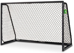 Bramka aluminiowa czarna do gry w piłkę nożną Scala 180x120 cm