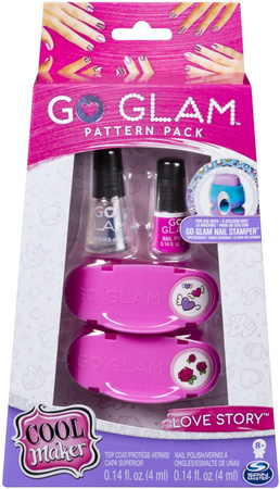 Go Glam Nail Stamper zestaw do paznokci + 2 zestawy uzupełniające