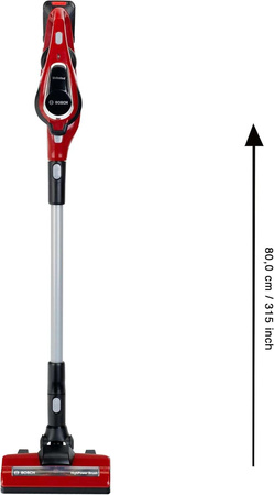 Czerwony Odkurzacz pionowy Bosch "Unlimited" dla dzieci