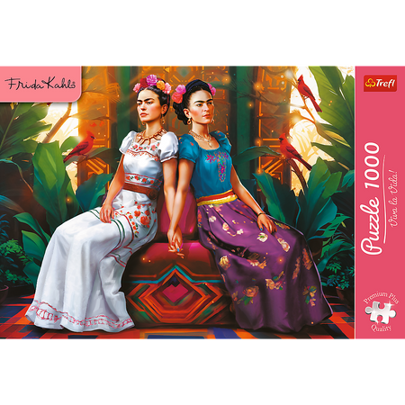 Trefl Puzzle 1000 elementów Frida Kahlo: Dwa oblicza