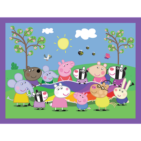 Puzzle Memory Świnka Peppa Trefl 2w1 3+