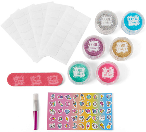 Go Glam Zestaw Do Paznokci Z Brokatem I Naklejkami Cool Maker Spin Master